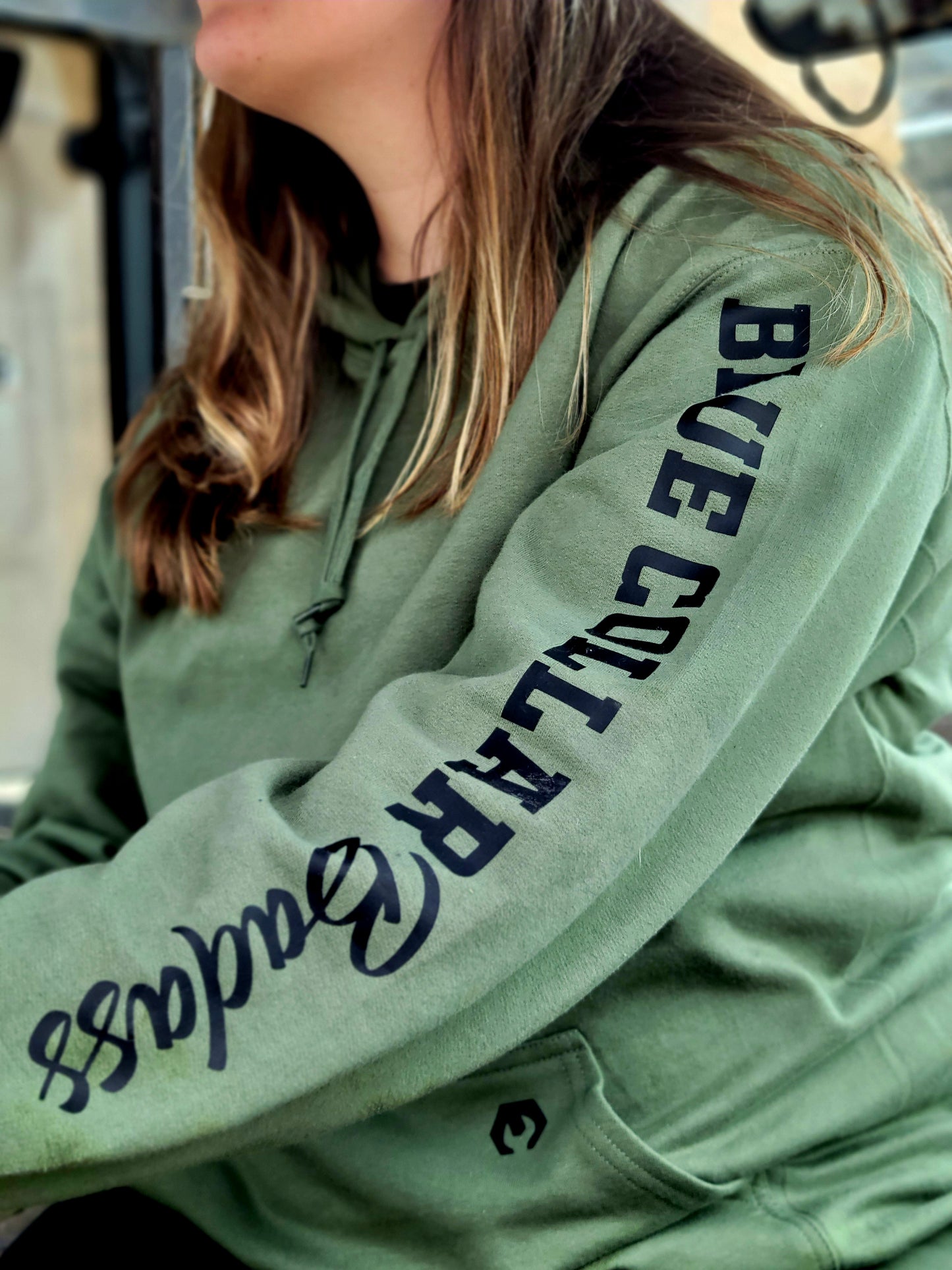 Hoodie - Blue Collar Badass - FREE SHIPPING