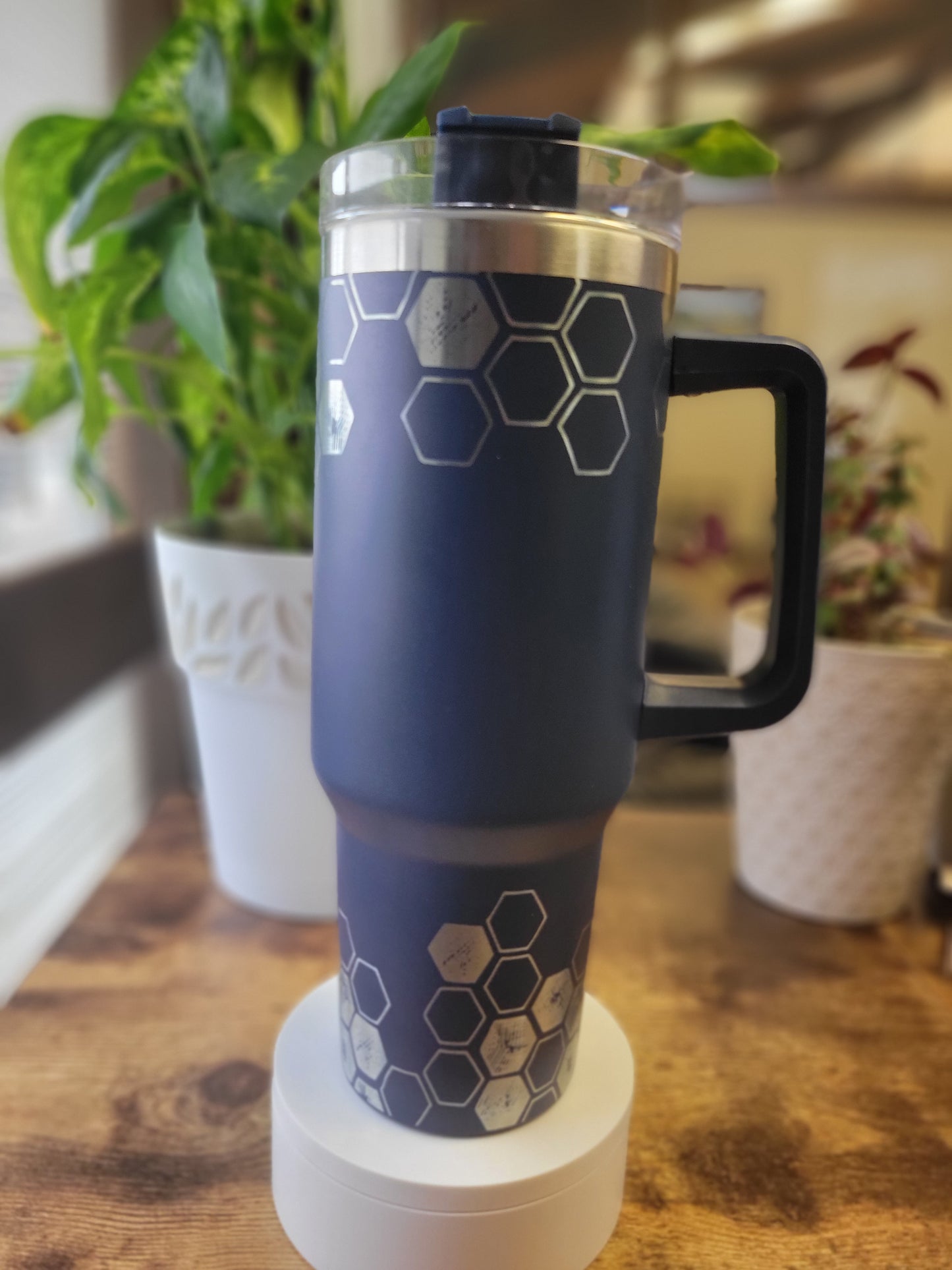 Honeycomb 40oz Stanley Style Wrap - Digital File