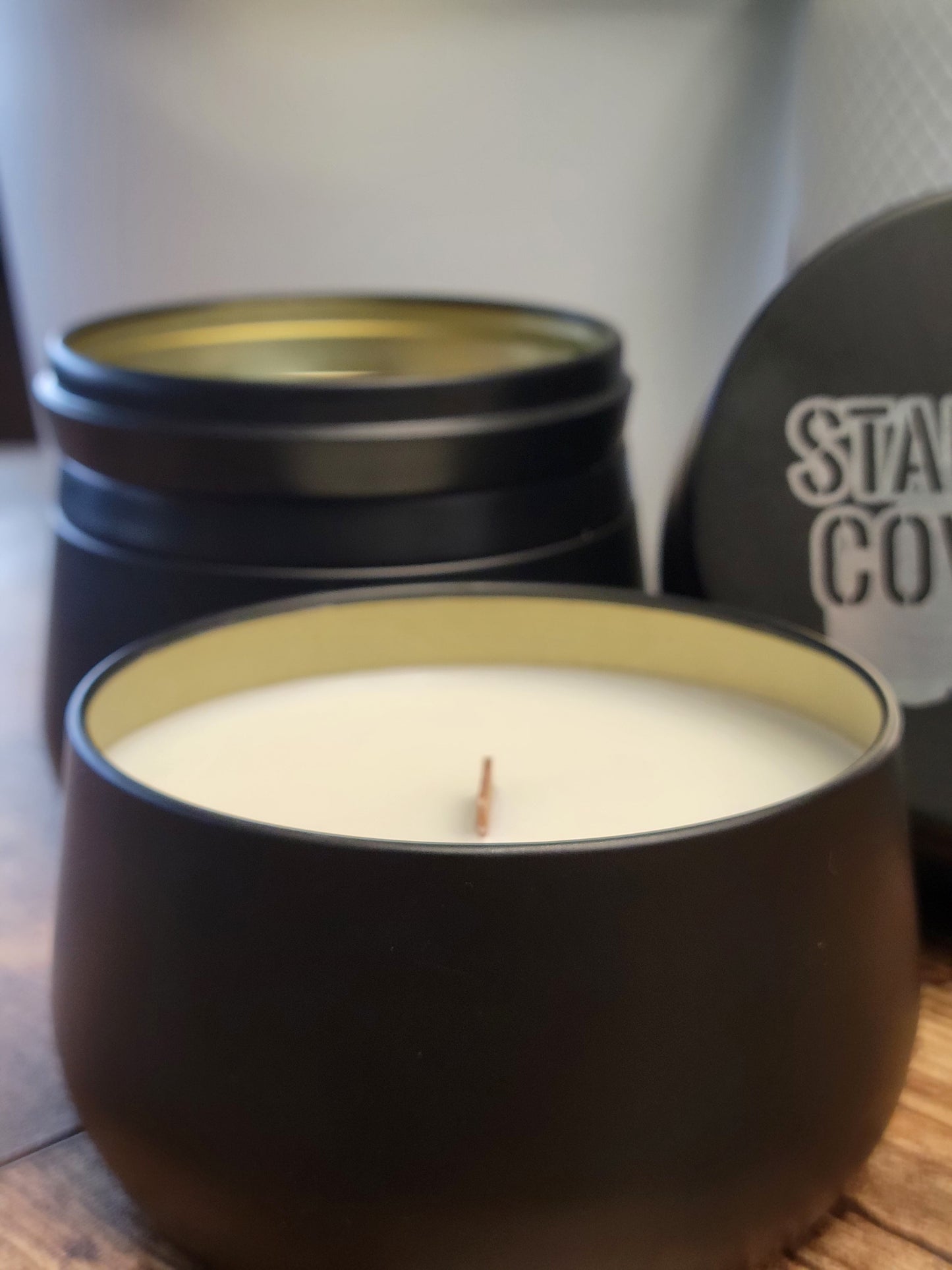 8oz Candle FRENCHIE FART Neutralizer Candle in Metal Tin - FREE SHIPPING