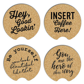Car Coaster - Coffee Pep Talk - FREE SHIPPING