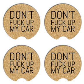 Car Coaster - Warning NSFW - FREE SHIPPING