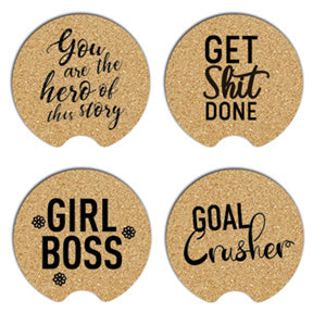 Car Coaster - Girl Boss - FREE SHIPPING