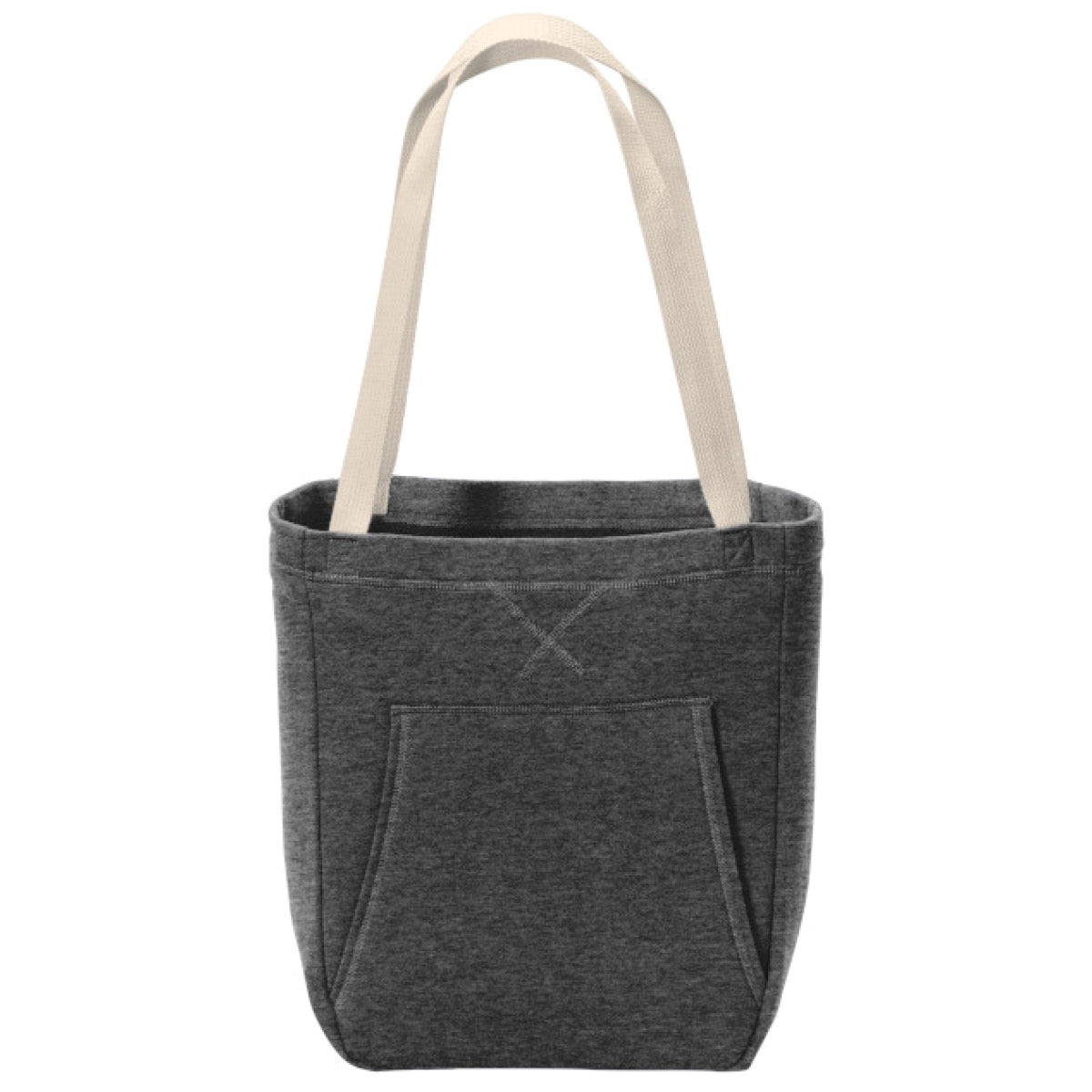 Hoodie Tote Bag - Pug Silhouette - FREE SHIPPING